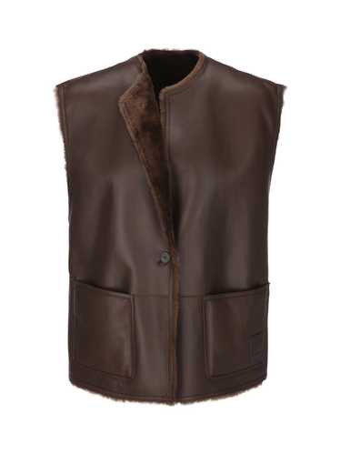 Salvatore Ferragamo o1s1rm1224 Vest in Brown