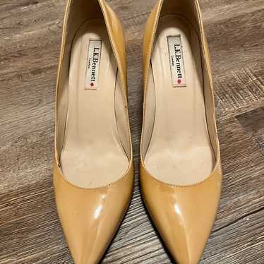 lk bennett nude color heels