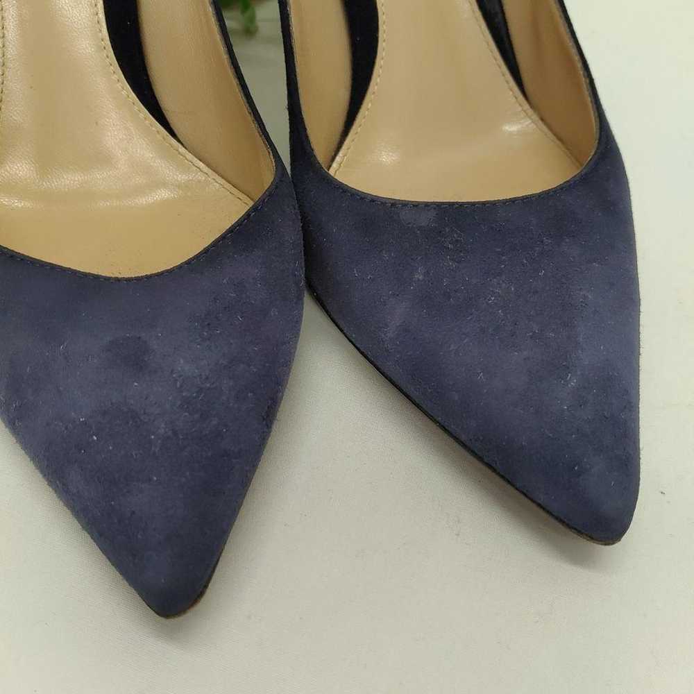 【2020】Gianvito Rossi Navy Suede Pumps Size 35.5 - image 2