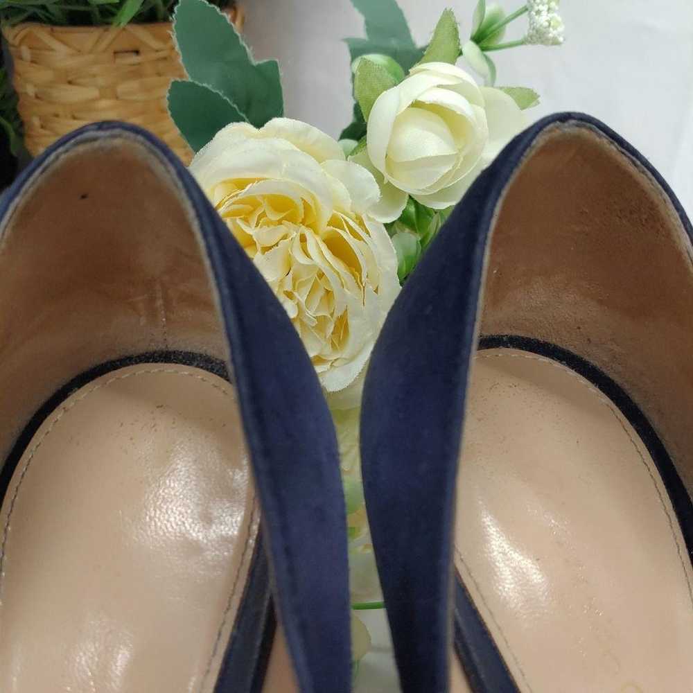 【2020】Gianvito Rossi Navy Suede Pumps Size 35.5 - image 4