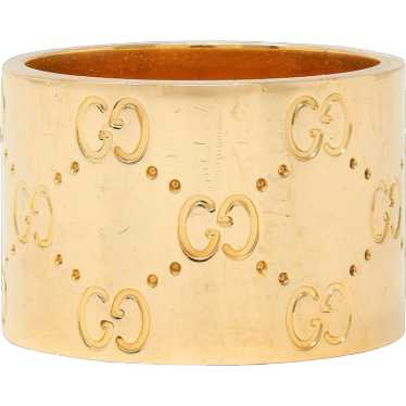 Gucci Contemporary 18 Karat Yellow Gold Icon Wide 