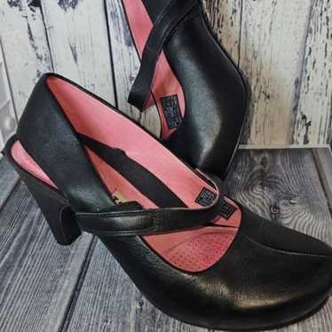 Tsubo shoes sling back pumps 8.5 black mary janes