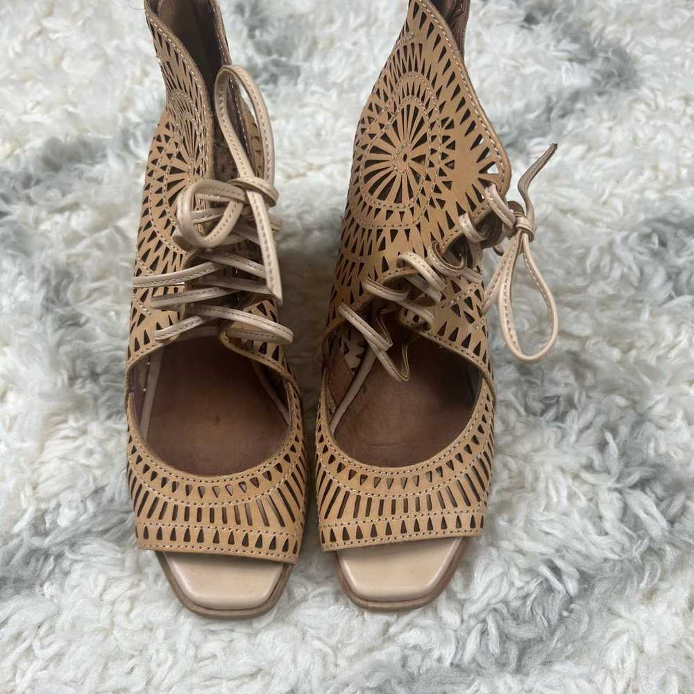 Jeffrey Campbell Rayos Wedge Heels Women's Size 8 - image 3