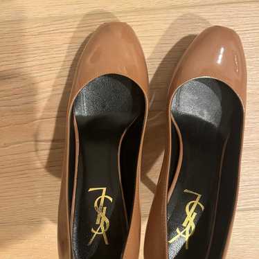 ysl patent leather heels