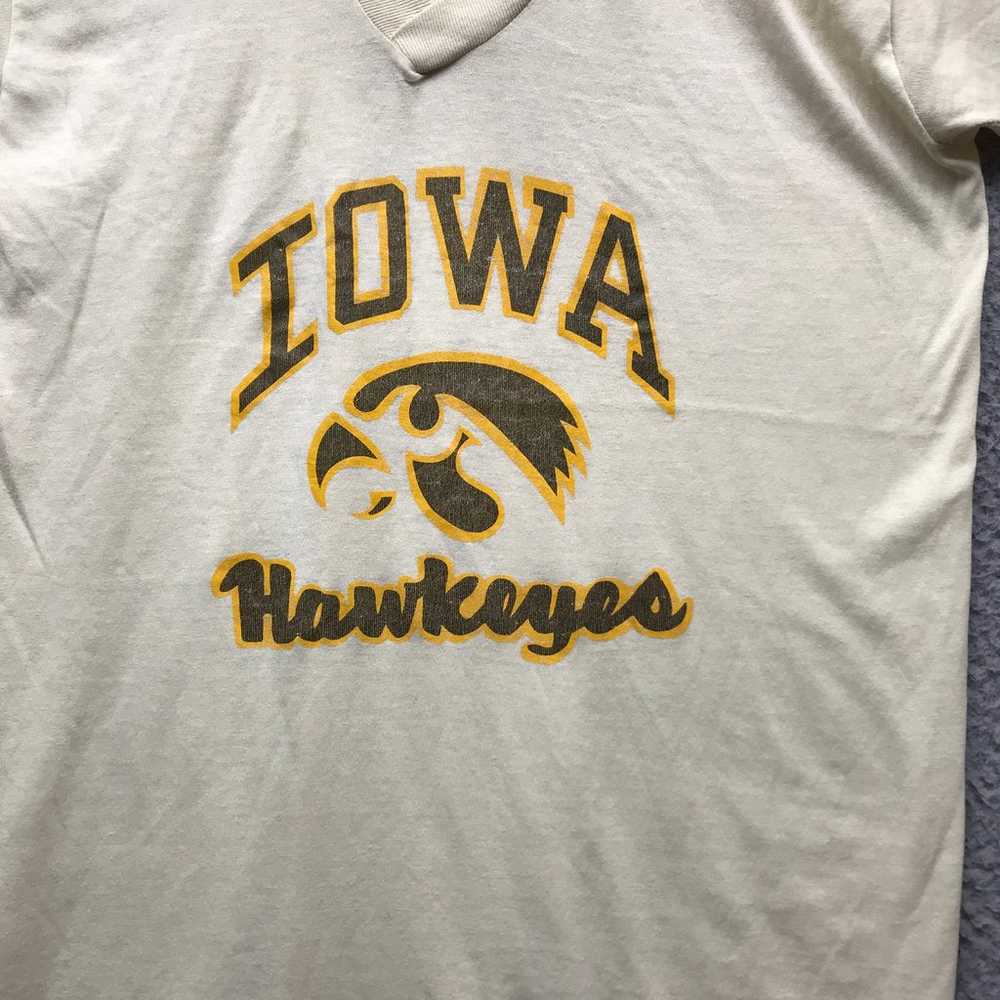 Vintage 70s University of Iowa Hawkeyes Pajama Ni… - image 7