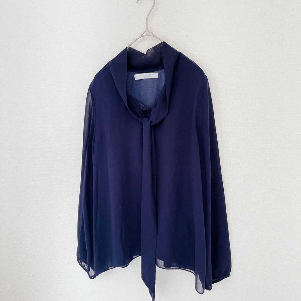 Beauty and Youth United Arrows Blouse Mid Warm Na… - image 2