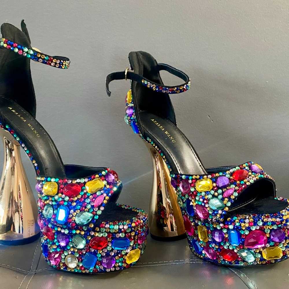 Azalea Wang bedazzled heels - image 2