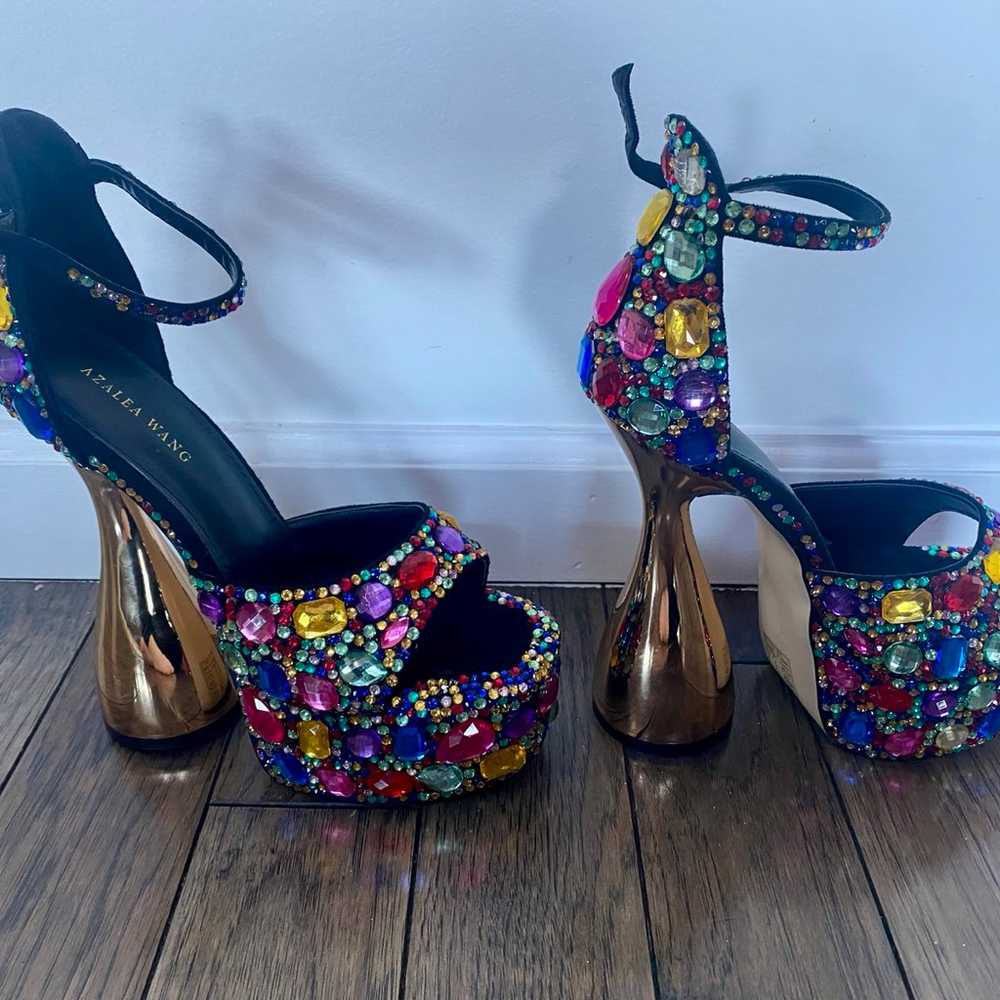 Azalea Wang bedazzled heels - image 8