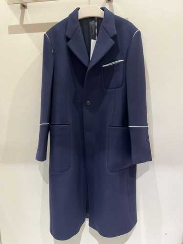 Salvatore Ferragamo o1s1rm1224 Coat in Navy Blue