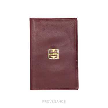 Givenchy 🔴 Givenchy 4G Logo ID Card Wallet - Bur… - image 1