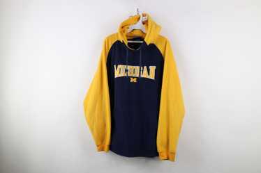 Vintage Vintage University of Michigan Fleece Hoo… - image 1