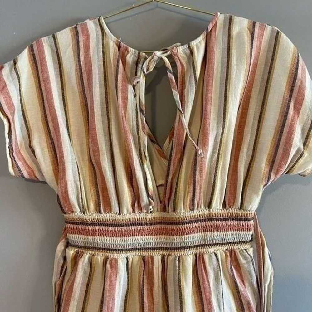 American Eagle Outfitters Linen Blend Striped Rom… - image 11