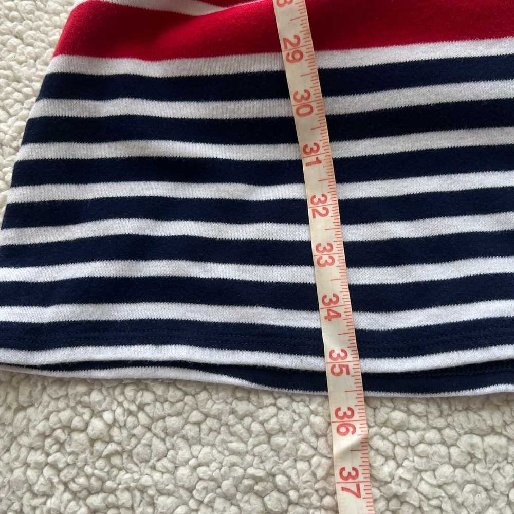 Talbots 100% Cotton Red White and Blue Stripe Sle… - image 10