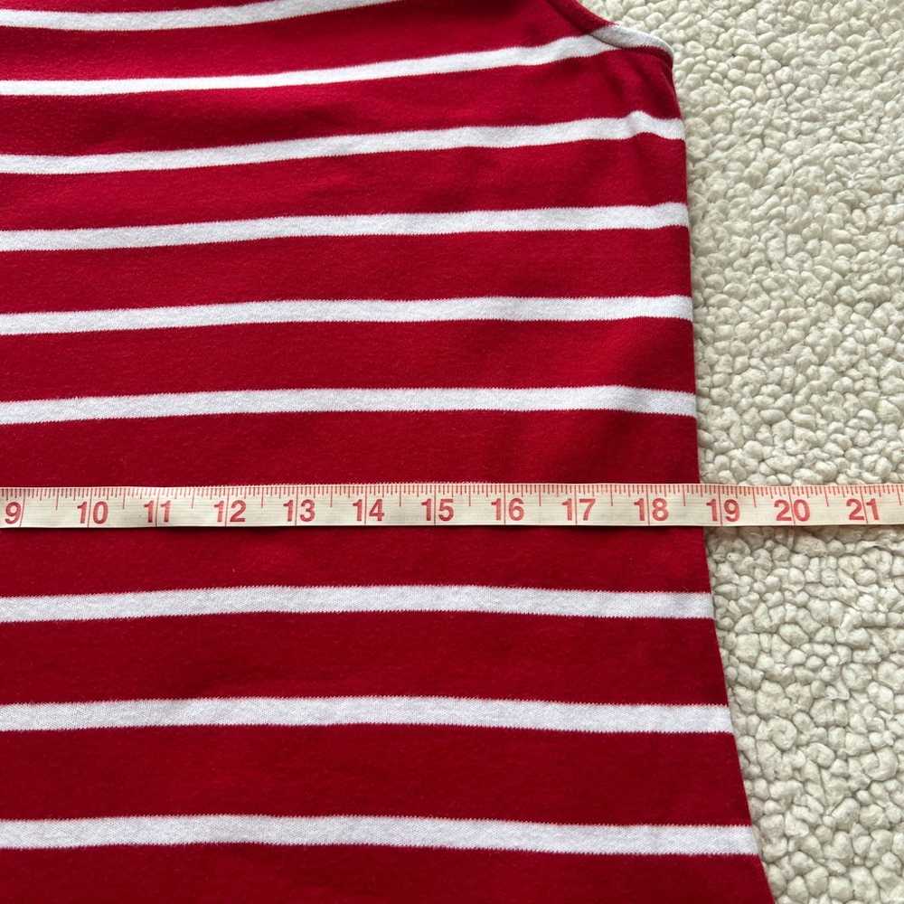 Talbots 100% Cotton Red White and Blue Stripe Sle… - image 9