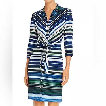 T Tahari Knot Tie Striped Dress * Size 6