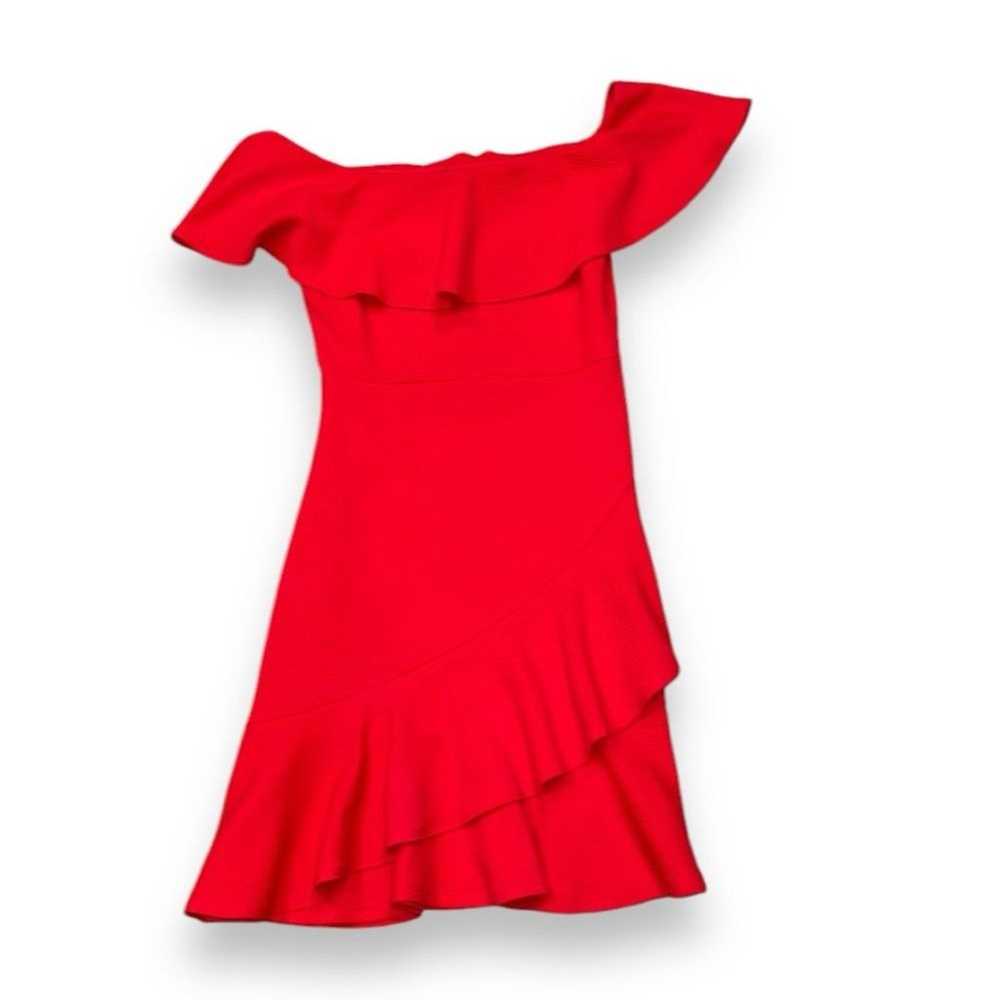 Soprano Mini Dress Womens Small Red Layered Soft … - image 3