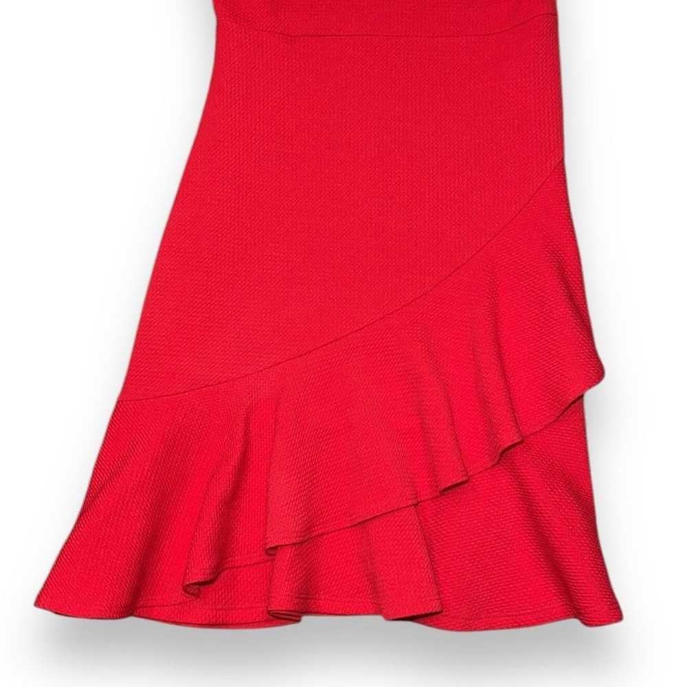 Soprano Mini Dress Womens Small Red Layered Soft … - image 4