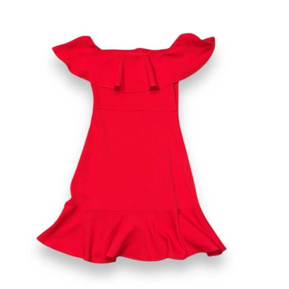 Soprano Mini Dress Womens Small Red Layered Soft … - image 7