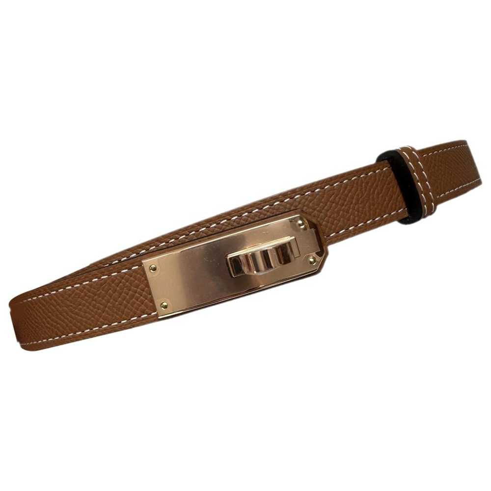 Hermès Kelly leather belt - image 1