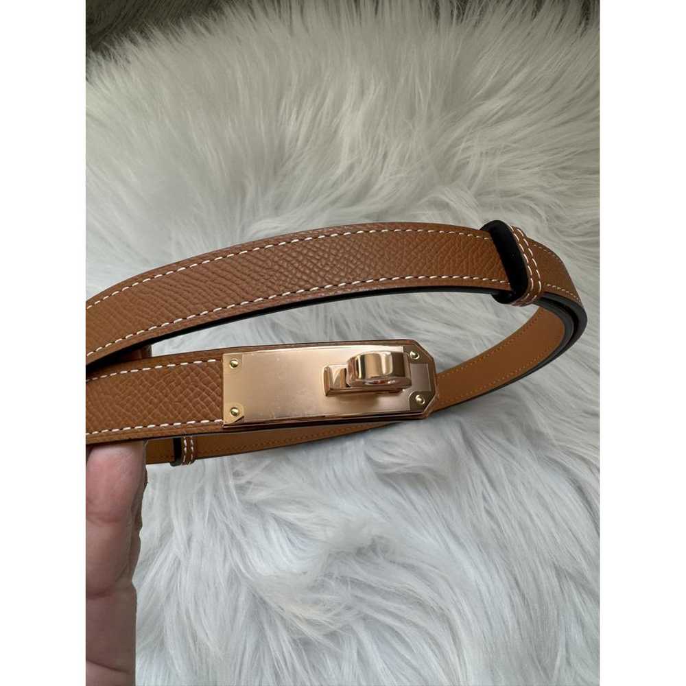 Hermès Kelly leather belt - image 4