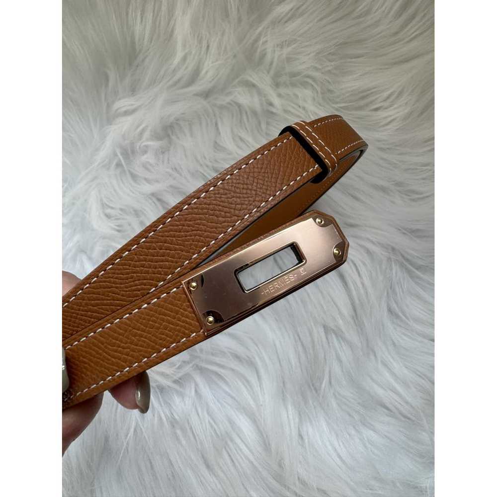 Hermès Kelly leather belt - image 5