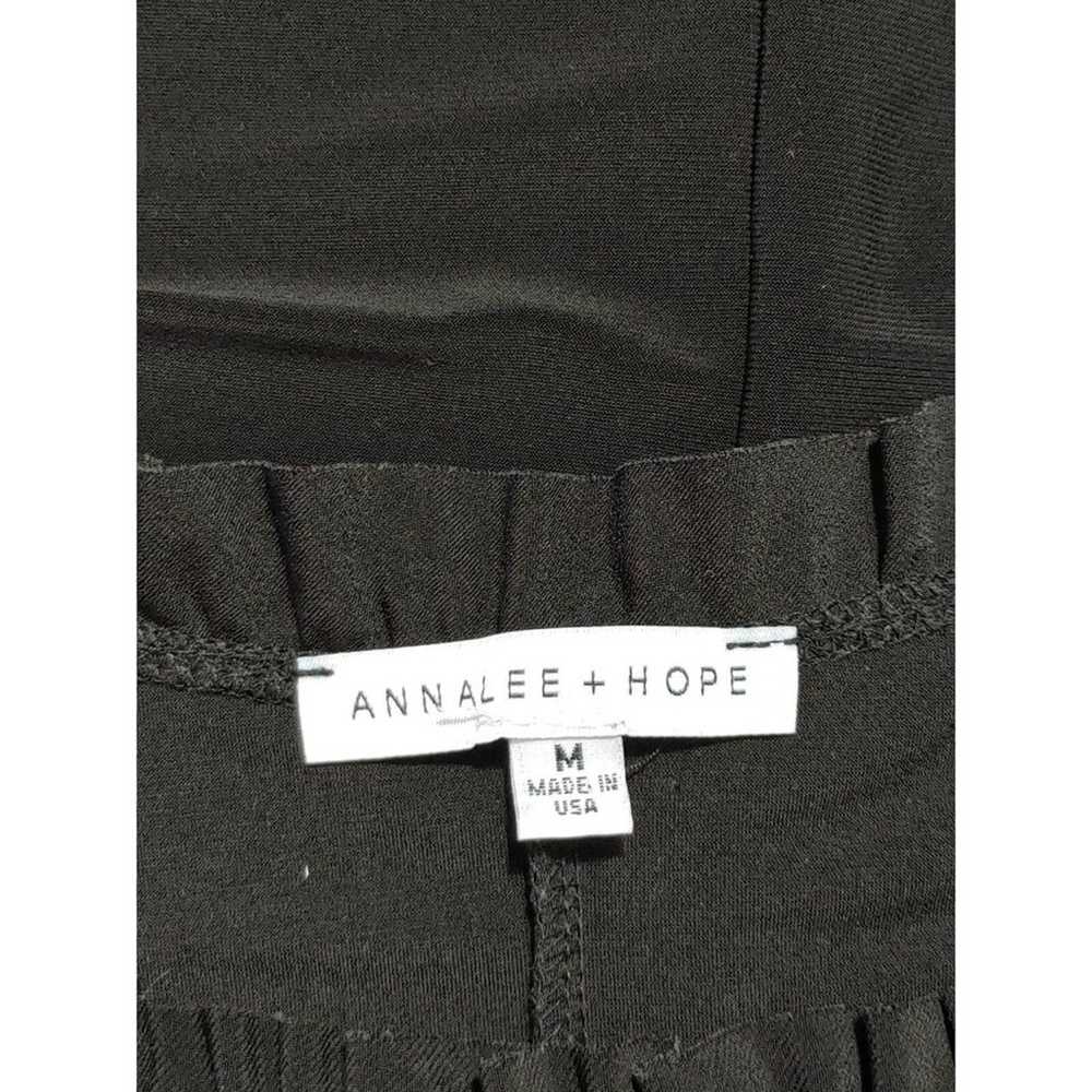 Annalee and Hope black ruffle short sleeve dress - image 5