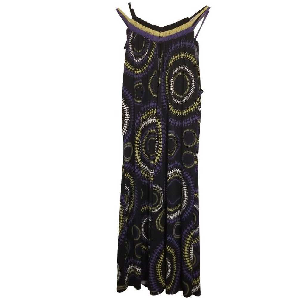 Axcess Womens Dress Black Purple Large Geometric … - image 2