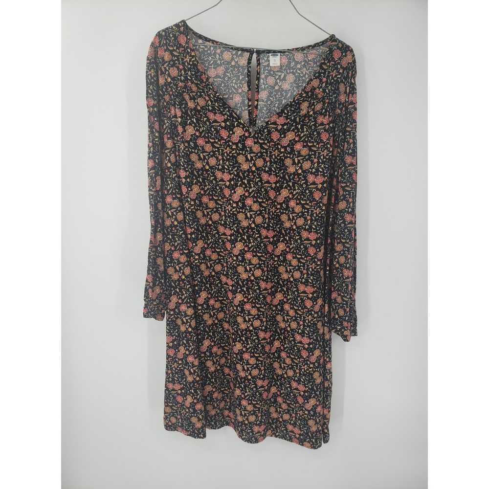 OLD NAVY Floral Print Long Sleeve Dress Womens Si… - image 1