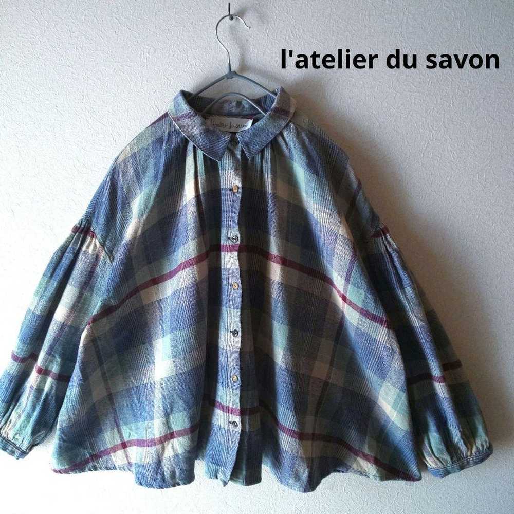 l'atelier du savon Blouse Autumn/Winter Flannel M… - image 1