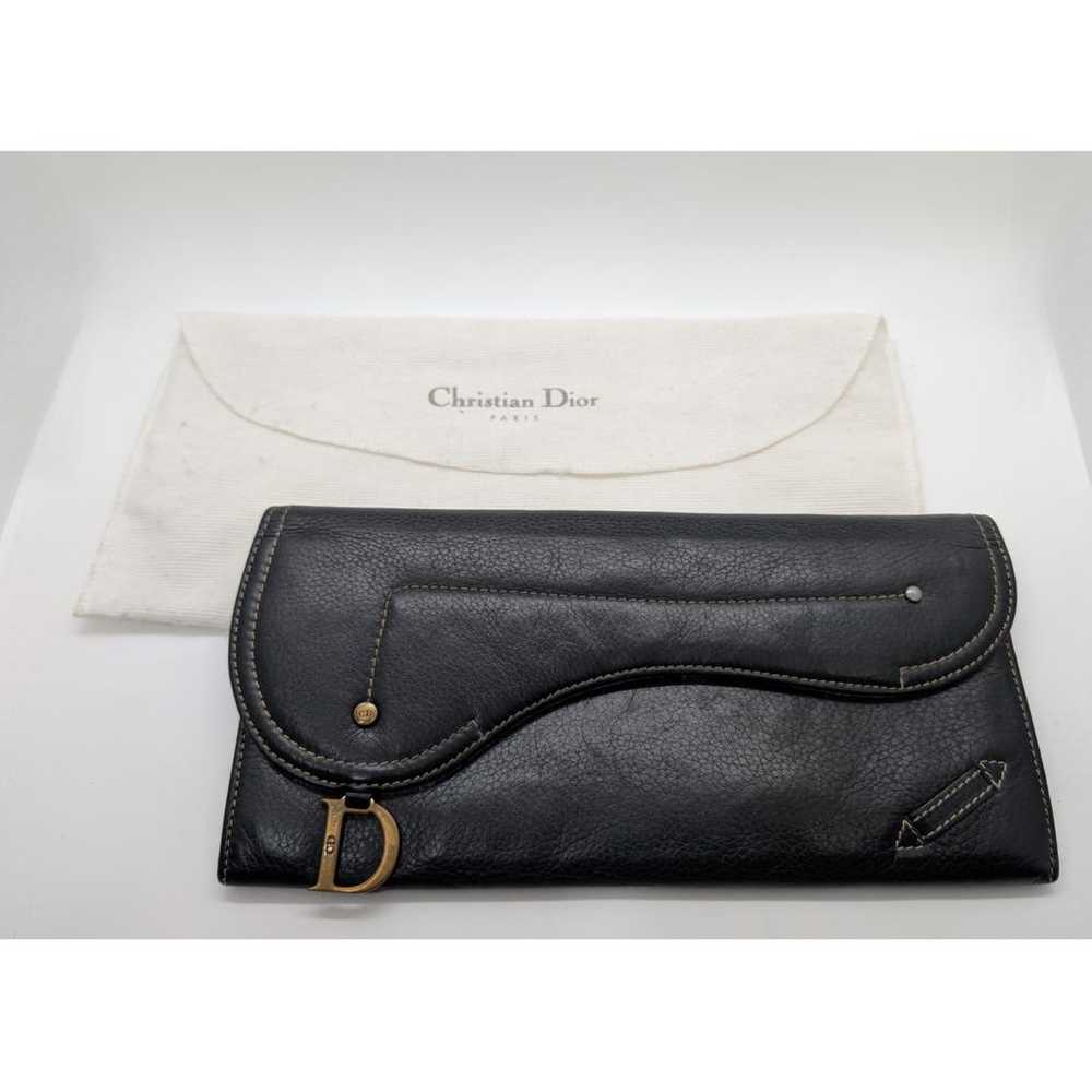 Dior Leather clutch bag - image 3