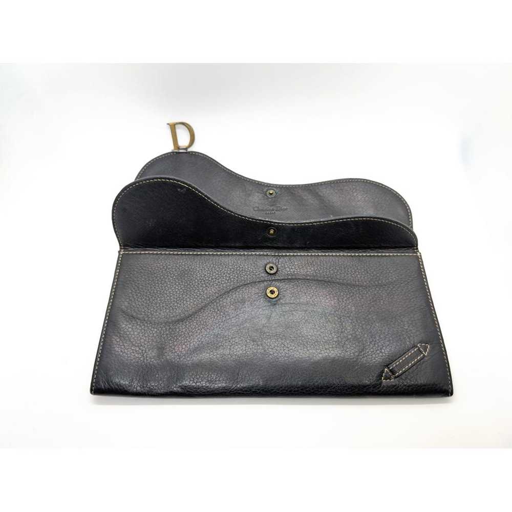 Dior Leather clutch bag - image 5