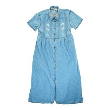 Vintage JANE ASHLEY  Farmhouse Cottagecore Denim … - image 1