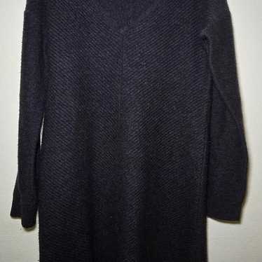 Garnet Hill Modern Wool Blend Sweater Dress Mediu… - image 1