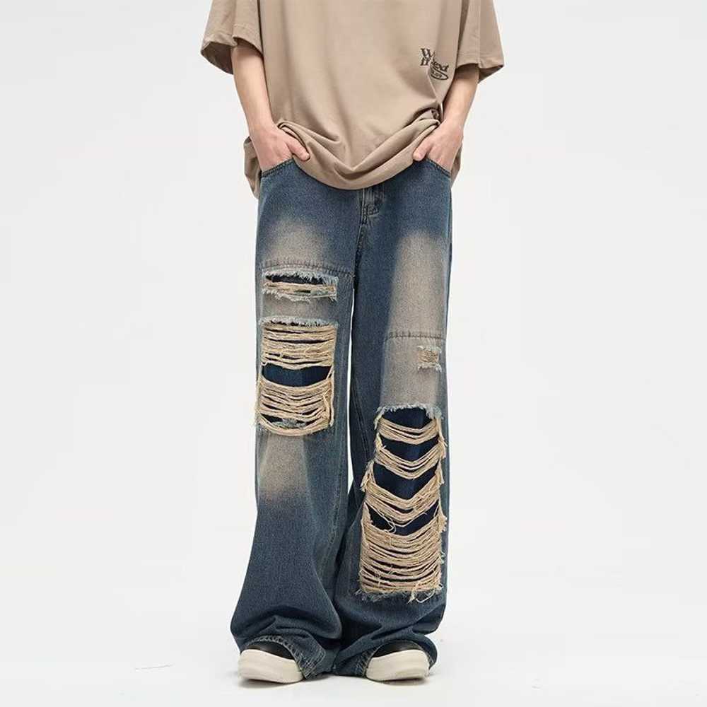 Japanese Brand × Jean × Streetwear Men's jeans lo… - image 3