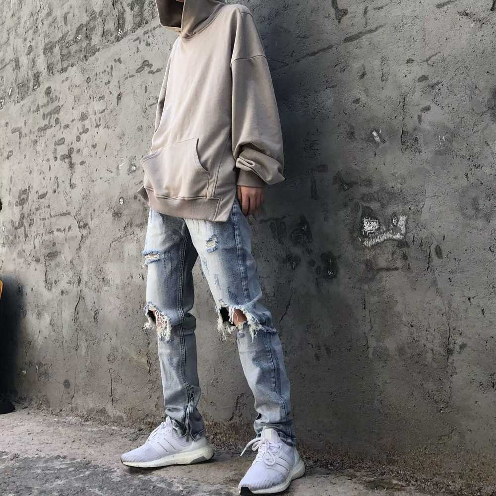 Japanese Brand × Jean × Streetwear Straight loose… - image 2