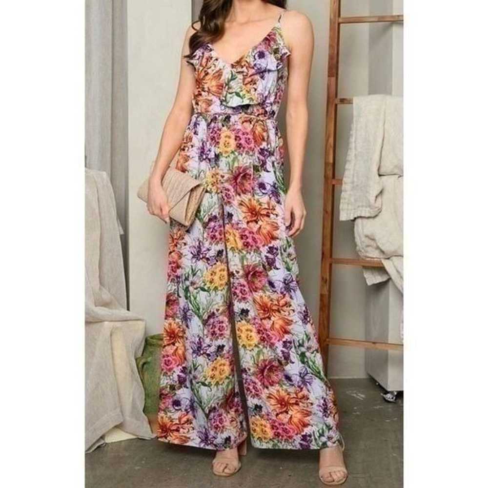 Floral Maxi Jumpsuit - image 11