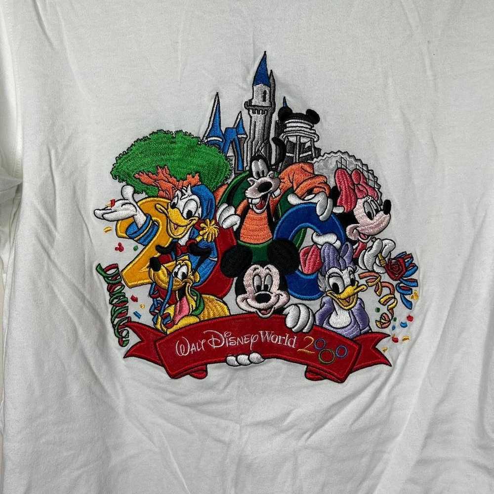 Vintage year  2000 y2k  Disney World white t-shir… - image 2