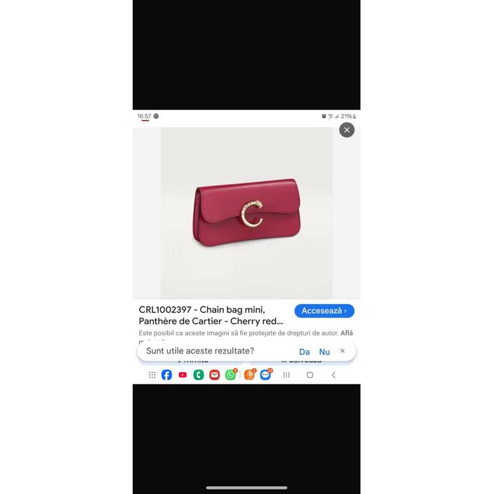 Cartier Panthère leather clutch bag - image 10