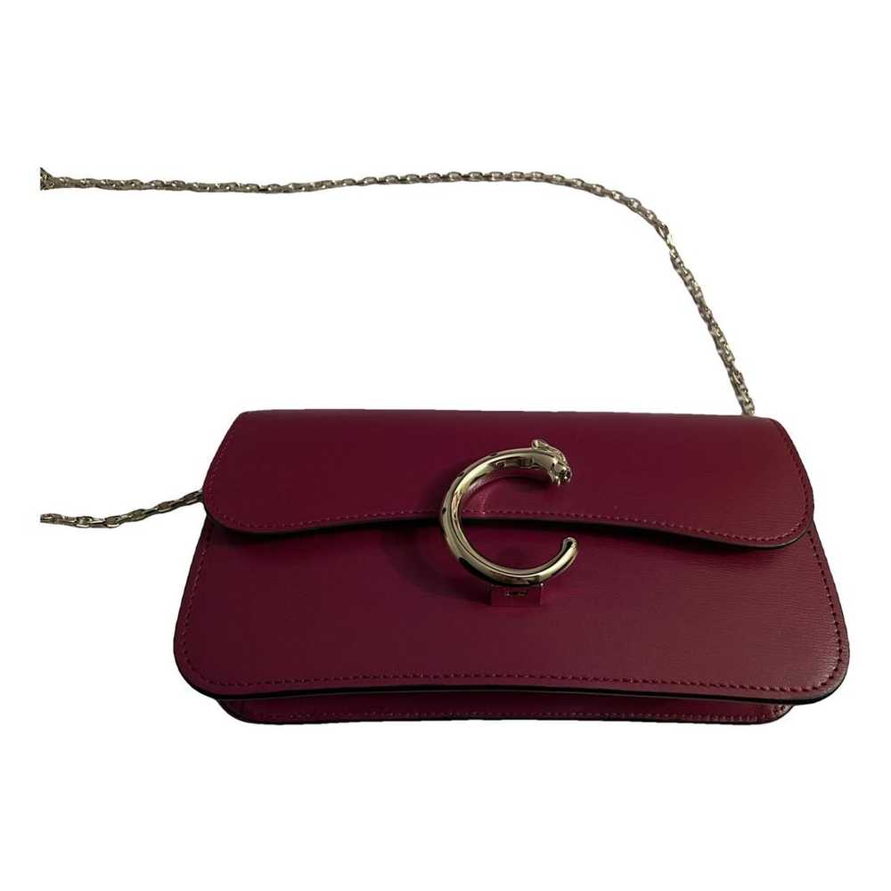 Cartier Panthère leather clutch bag - image 1