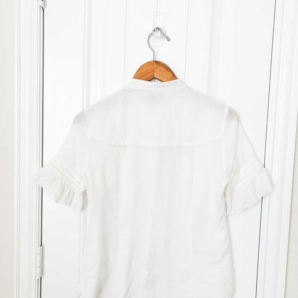 Vintage Juicy Couture White Blouse Size 4 - image 3