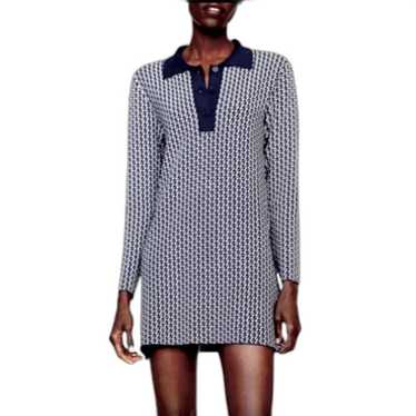 ZARA | Knit Polo Shirt Dress Pullover Long Sleeve… - image 1