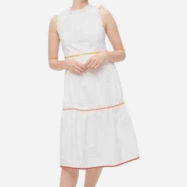 J.Crew Tiered Midi Ruffle Dress size 6