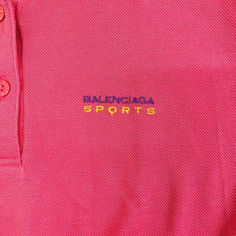 Old Vintage BALENCIAGA Sports Logo Embroidered Lo… - image 6