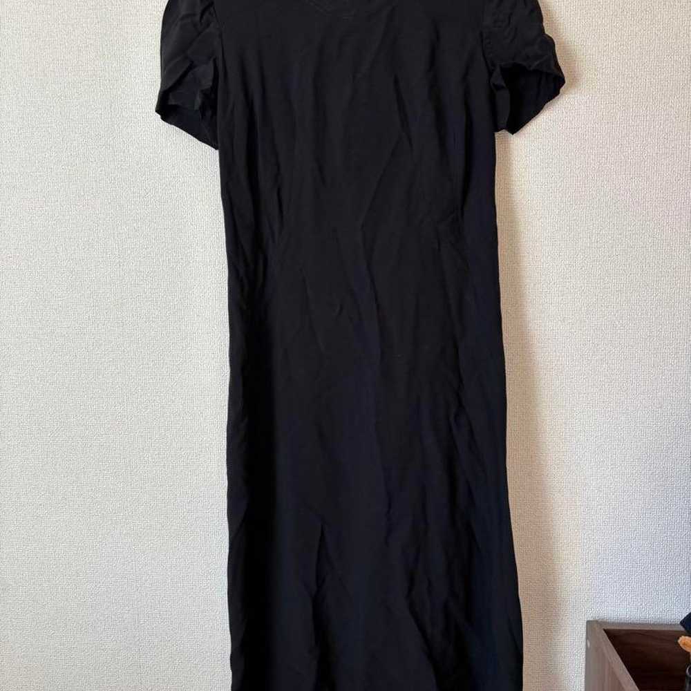 PRADA Black Short Sleeve Long Dress - image 1