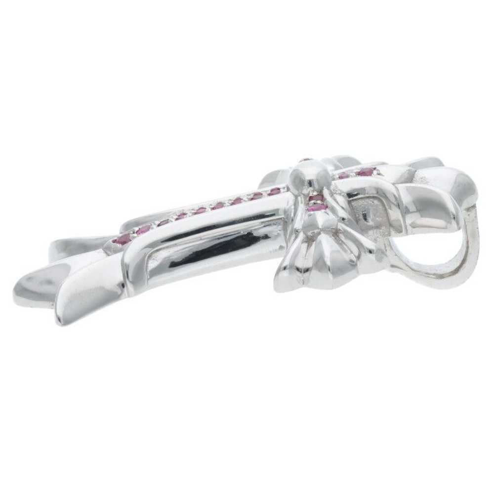 Chrome Hearts Chrome Hearts Pave Pink Sapphire Wh… - image 5