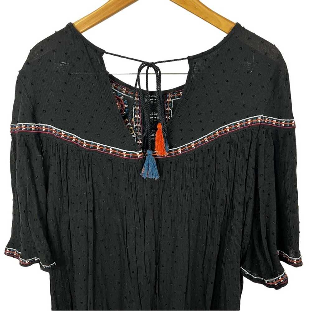 Francesca’s Miami Boho Short Flutter Sleeve Embro… - image 3