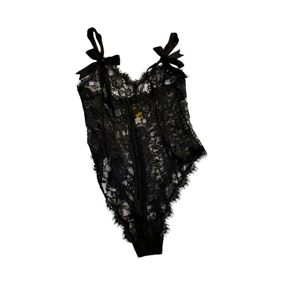 Vintage Victoria's Secret Gold Label Black Lace O… - image 4