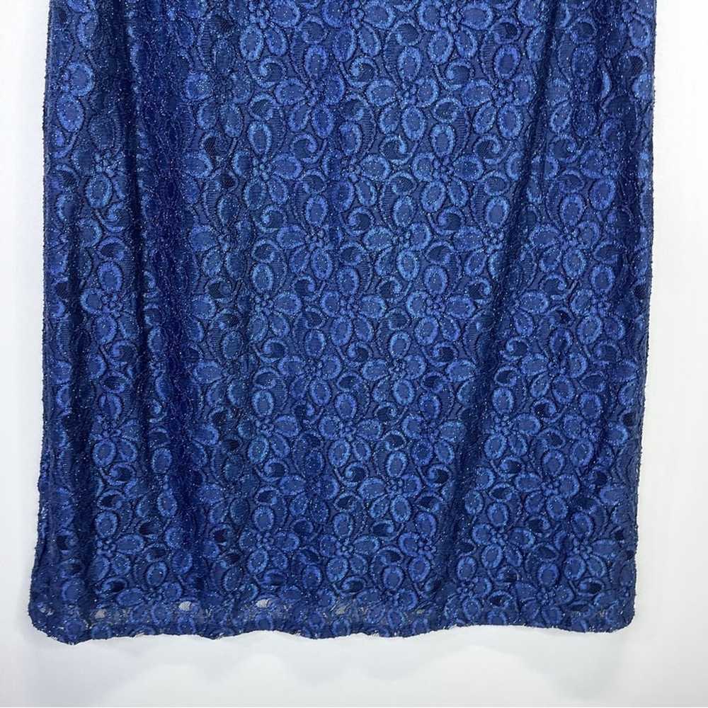 R&M Richards Lace Sleeveless dress navy blue - 18 - image 5