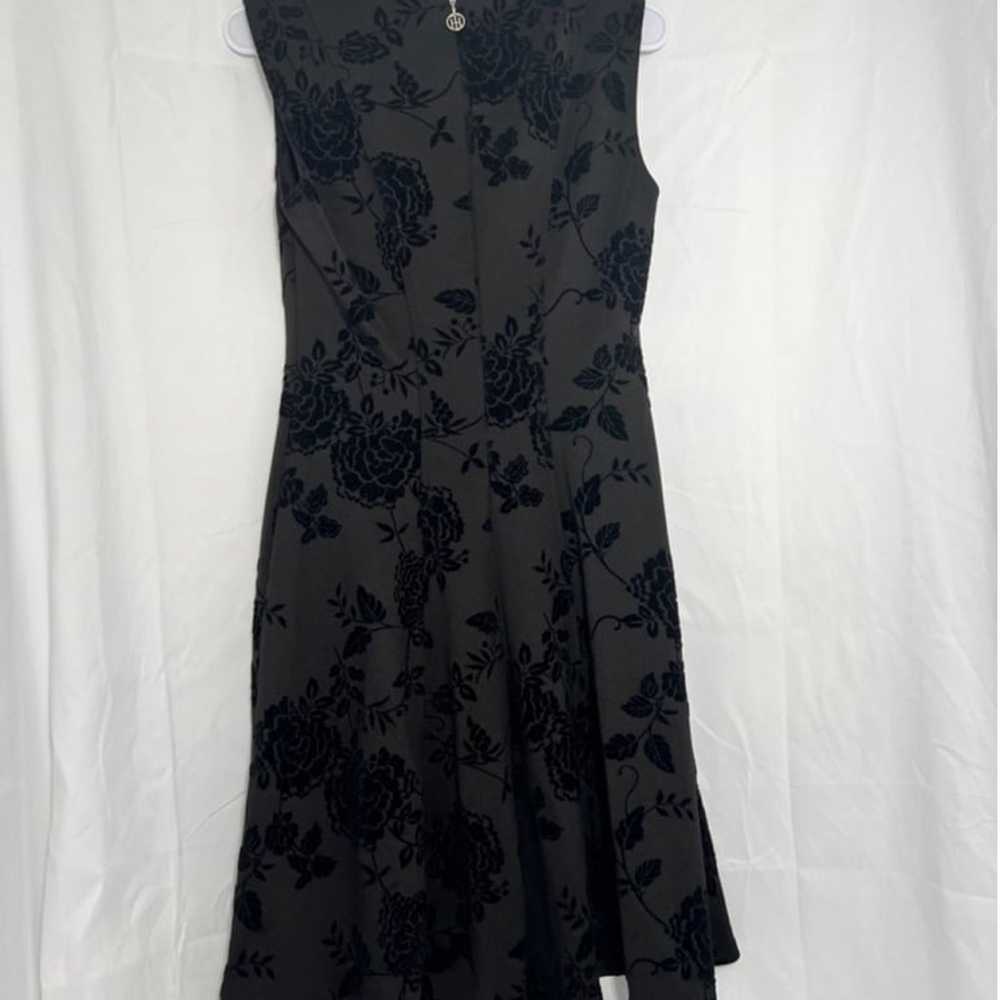 Women's Tommy Hilfiger Black Velvet Floral Embroi… - image 3