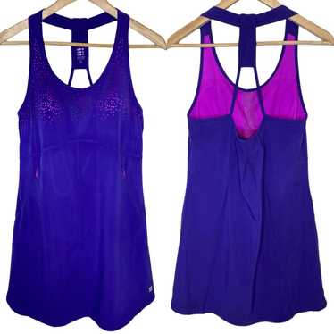 Title Nine Racerback Mini Dress Purple with Shelf… - image 1